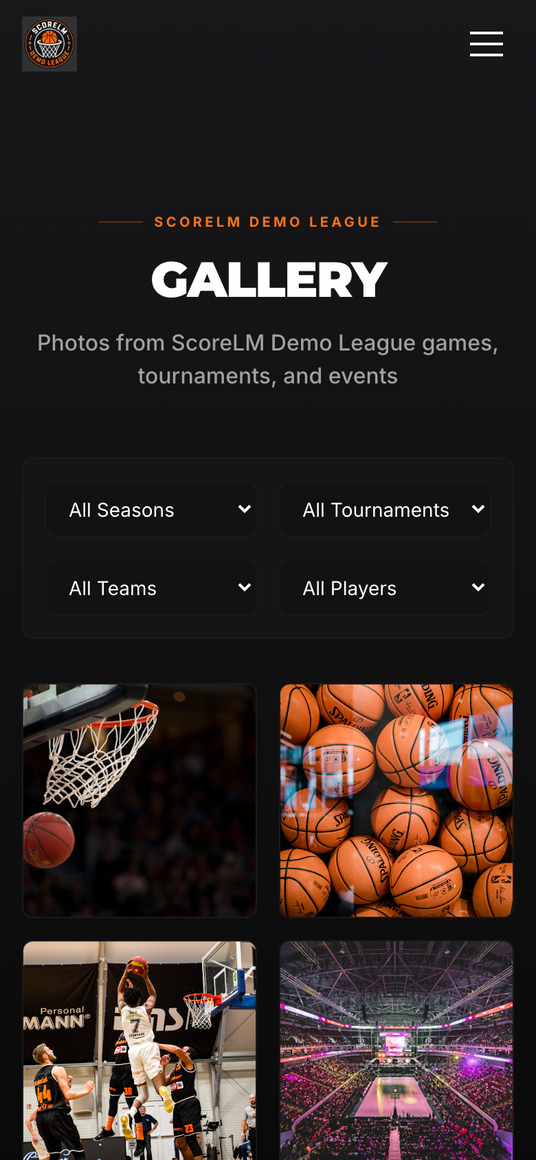 Public gallery page — browseable on a phone